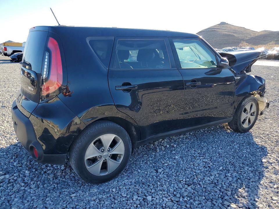 2014 Kia Soul VIN KNDJP3A56E7015189 COPART salvage auction — FRONT END, Nv - Salvage Title, sold $125 on 2026-07-20 (photo 3)