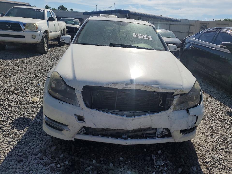 2014 Mercedes-benz C-klasse VIN WDDGF4HB4ER305701 COPART salvage auction — FRONT END, Al - Certificate Of Title, sold $325 on 2026-07-28 (photo 5)