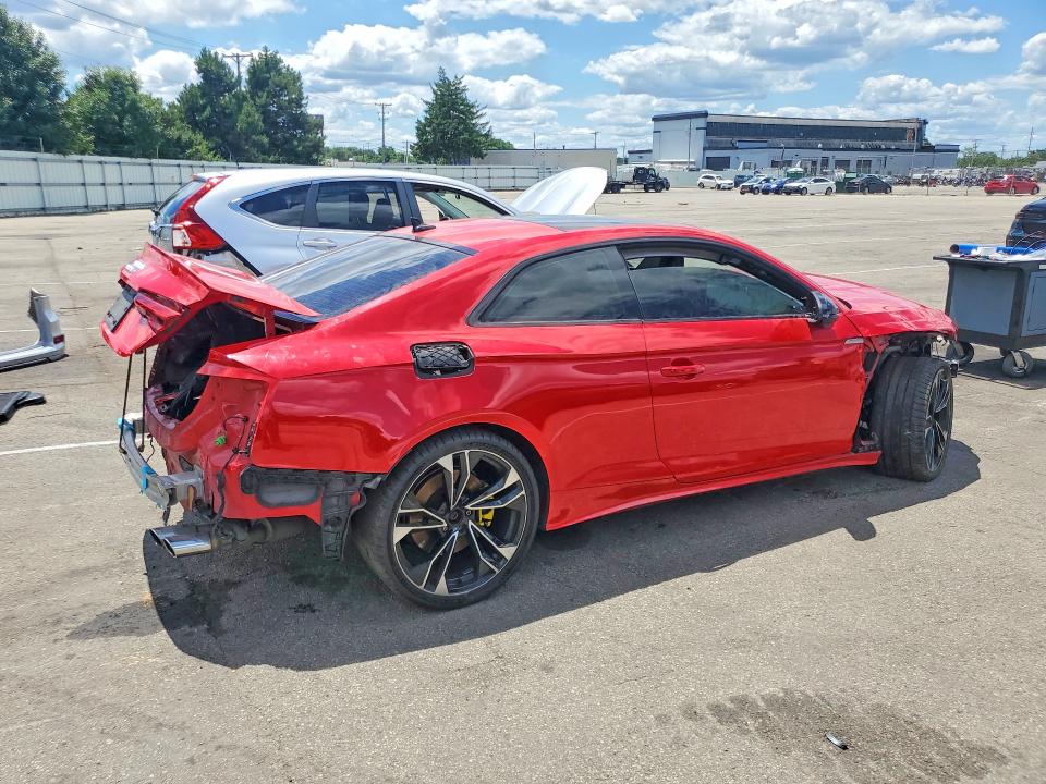 2021 Audi Rs5 VIN WAUR4AF54MA024318 COPART salvage auction — FRONT END, Oh - Certificate Of Title, sold $4,600 on 2026-07-08 (photo 3)