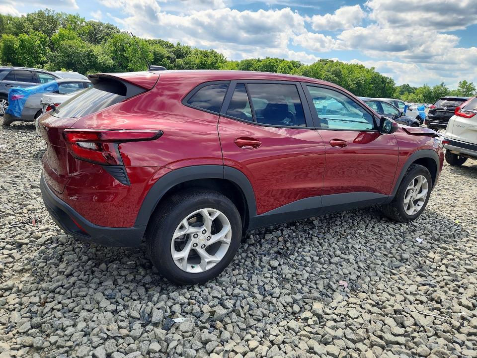 2025 Chevrolet Trax VIN KL77LFEP2SC071214 COPART salvage auction — FRONT END, Pa - Cert Of Salv-R=Reconstructed, sold $4,600 on 2026-07-15 (photo 3)