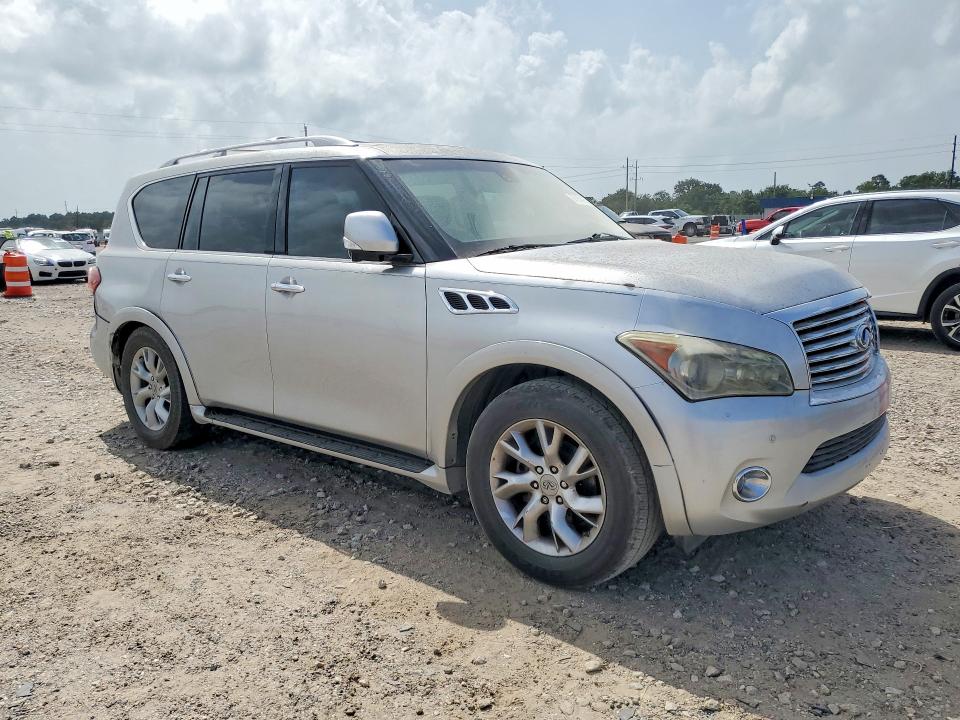 2011 Infiniti Qx56 VIN JN8AZ2ND2B9701188 COPART salvage auction — MINOR DENT/SCRATCHES, Tx - Certificate Of Title (P), sold $1,450 on 2026-07-23 (photo 4)