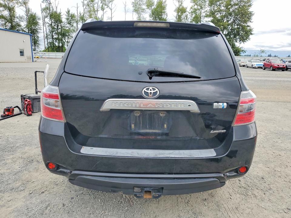 2010 Toyota Highlander hybrid VIN JTEJW3EHXA2040610 COPART salvage auction — PARTIAL REPAIR, WA - VEHICLE CERT OF OWNERSHIP-TITL, sold $300 on 2026-07-27 (photo 6)