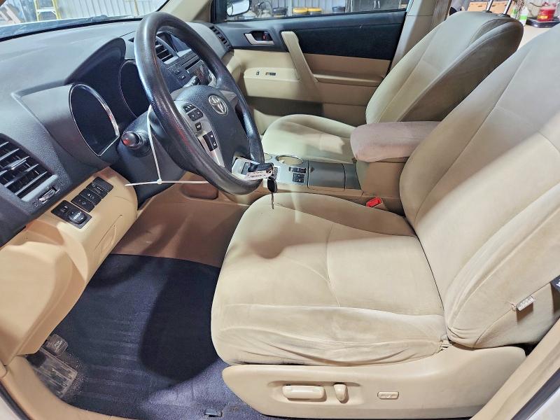 2012 Toyota Highlander VIN 5TDBK3EH0CS094532 COPART salvage auction — FRONT END, PA - CERTIFICATE OF SALVAGE, sold $450 on 2026-07-24 (photo 7)