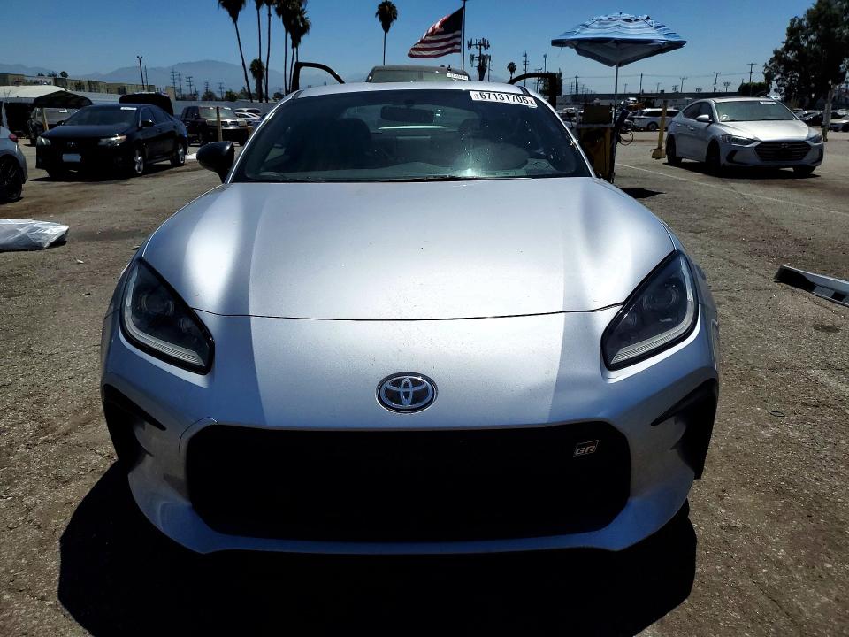 2023 Toyota Gr 86 VIN JF1ZNBE14P9765245 COPART salvage auction — SIDE, Ca - Salvage Certificate, sold $9,300 on 2026-07-14 (photo 5)