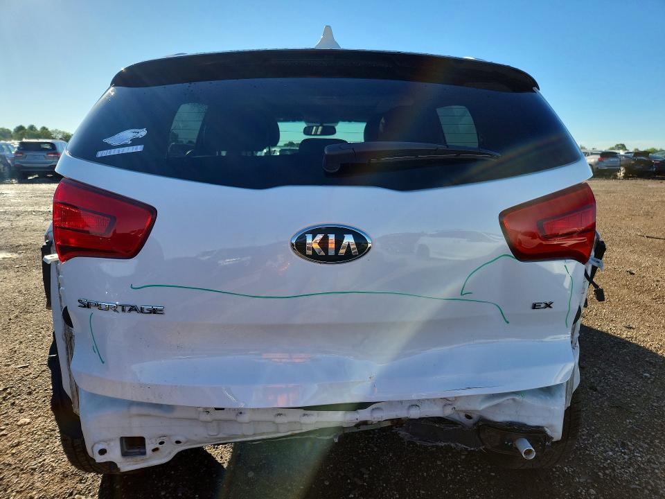 2014 Kia Sportage VIN KNDPC3AC3E7657552 COPART salvage auction — REAR END, Il - Salvage Certificate, sold $2,150 on 2026-07-14 (photo 6)