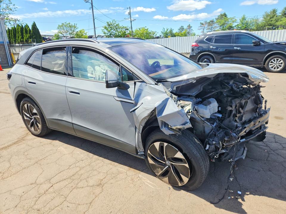 2022 Volkswagen Id.4 VIN WVGGNPE26NP068395 COPART salvage auction — FRONT END, CT - CERT OF TITLE-SALVAGE, sold $6,700 on 2026-07-31 (photo 4)