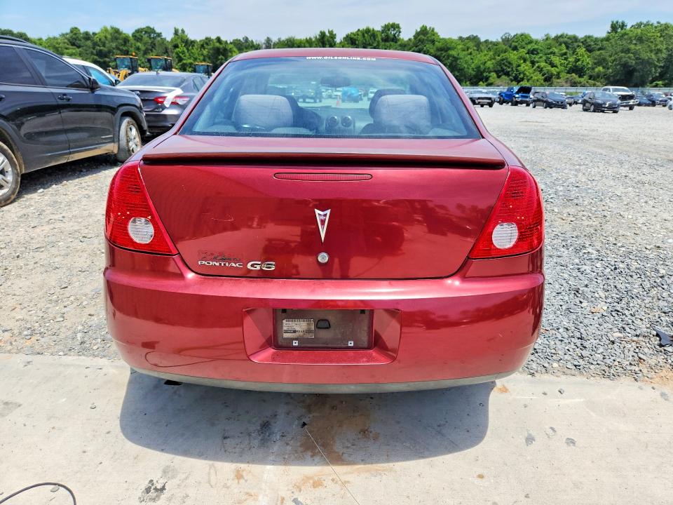 2008 Pontiac VIN 1G2ZF57B184220024 COPART salvage auction — BURN, GA - CERT OF TITLE-SALVAGE, sold $125 on 2026-07-09 (photo 6)
