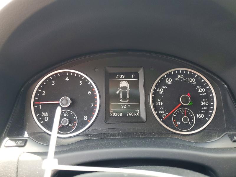 2016 Volkswagen Tiguan VIN WVGAV7AX1GW582087 COPART salvage auction — FRONT END, Ga - Cert Of Title-Salvage, sold $3,650 on 2026-07-28 (photo 9)