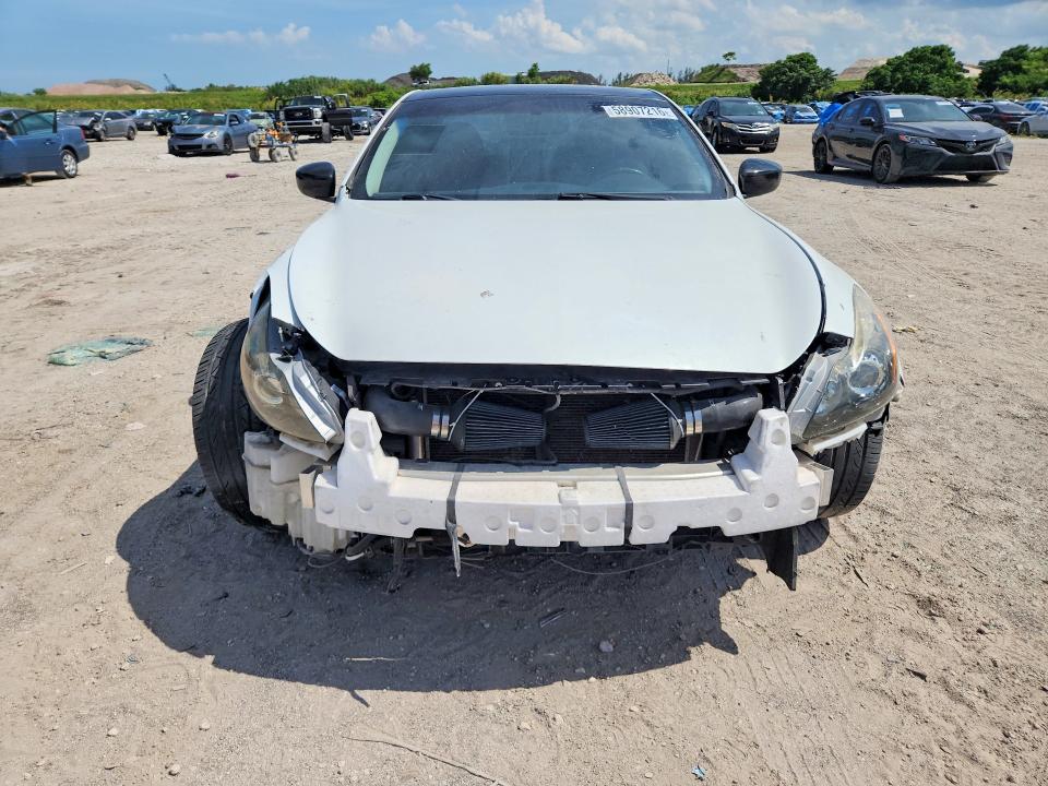 2014 Infiniti Q60 VIN JN1CV6EL4EM132444 COPART salvage auction — FRONT END, Fl - Cert Of Ttl-Rebuilt&Slvg Rbld, sold $750 on 2026-07-14 (photo 5)