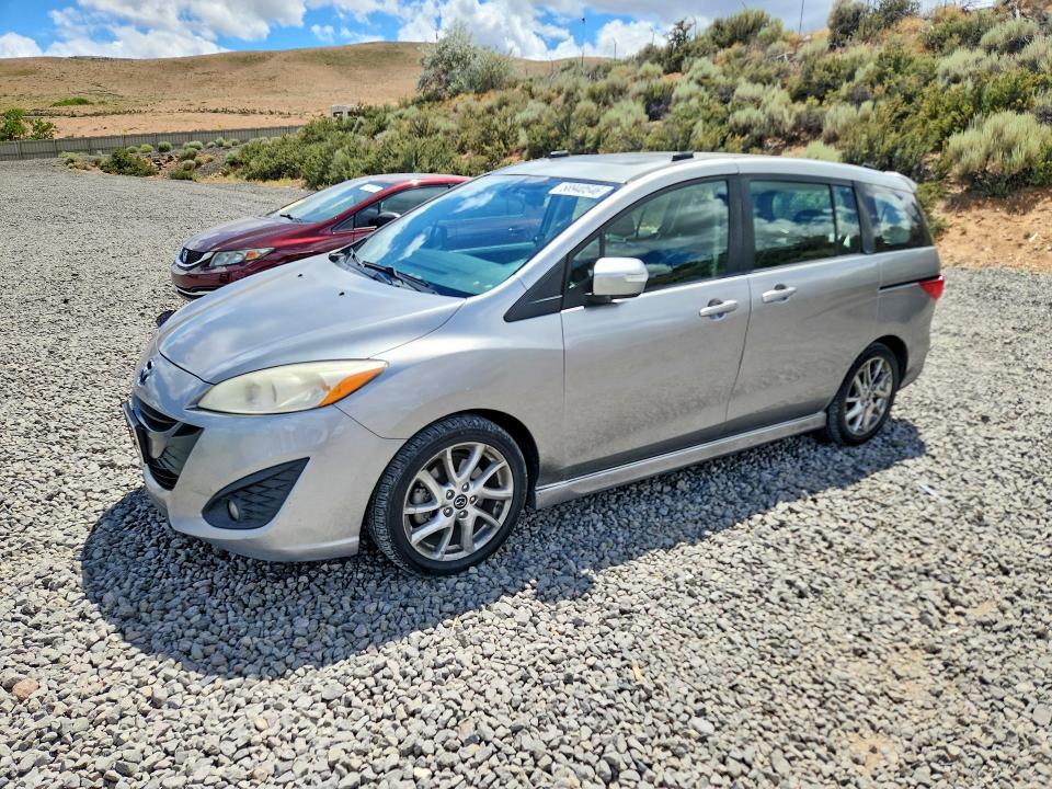 2013 Mazda 5 VIN JM1CW2DL6D0158411 COPART salvage auction — REAR END, Nv - Salvage Title, sold $150 on 2026-07-16 (photo 1)
