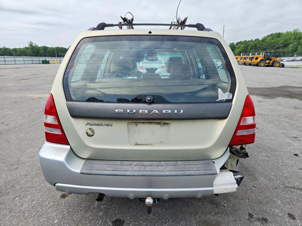 2005 Subaru Forester VIN JF1SG67625H708041 COPART salvage auction — FRONT END, Nc - Salvage Certificate Of Title, sold $250 on 2026-07-28 (photo 6)