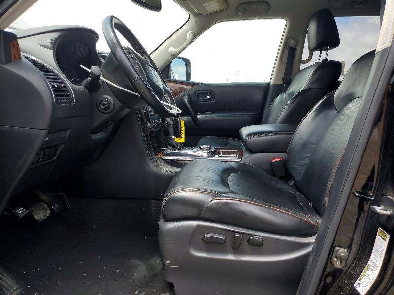 2018 Nissan Armada VIN JN8AY2NC0J9555608 COPART salvage auction — FRONT END, Tx - Salvage Vehicle Title, sold $90 on 2026-07-28 (photo 7)