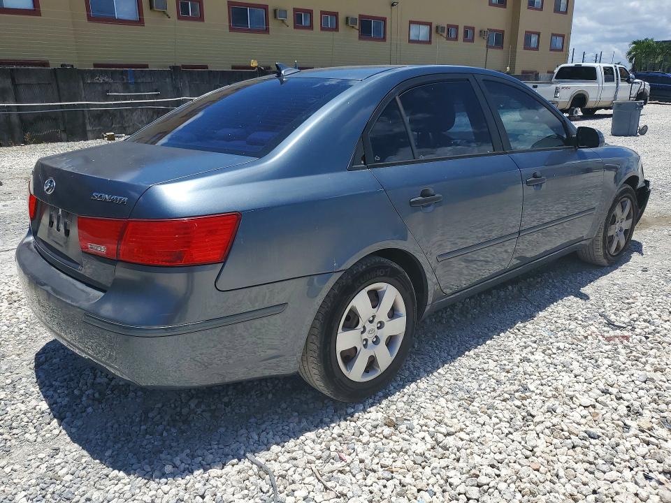 2009 Hyundai Sonata VIN 5NPET46C19H503137 COPART salvage auction — FRONT END, FL - CERT OF TITLE SLVG REBUILDABLE, sold $725 on 2026-07-10 (photo 3)