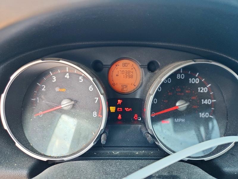 2008 Nissan Rogue sport VIN JN8AS58V38W131688 COPART salvage auction — REAR END, VA - CERT OF TITLE - SALVAGE, sold $275 on 2026-07-31 (photo 9)