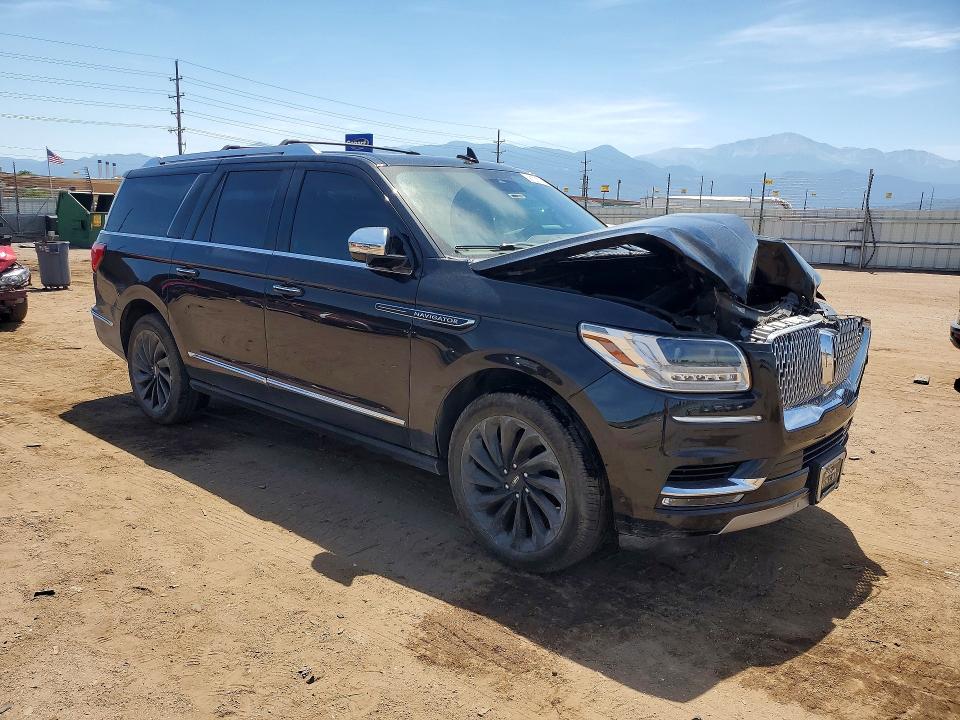 2021 Lincoln Navigator VIN 5LMJJ3TT4MEL01266 COPART salvage auction — FRONT END, Co - Salvage Title, sold $11,000 on 2026-07-27 (photo 4)
