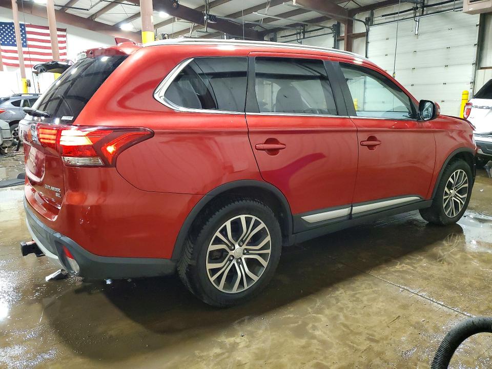 2017 Mitsubishi Outlander VIN JA4AZ3A35HZ025708 COPART salvage auction — FRONT END, Pa - Certificate Of Salvage, sold $3,050 on 2026-07-07 (photo 3)