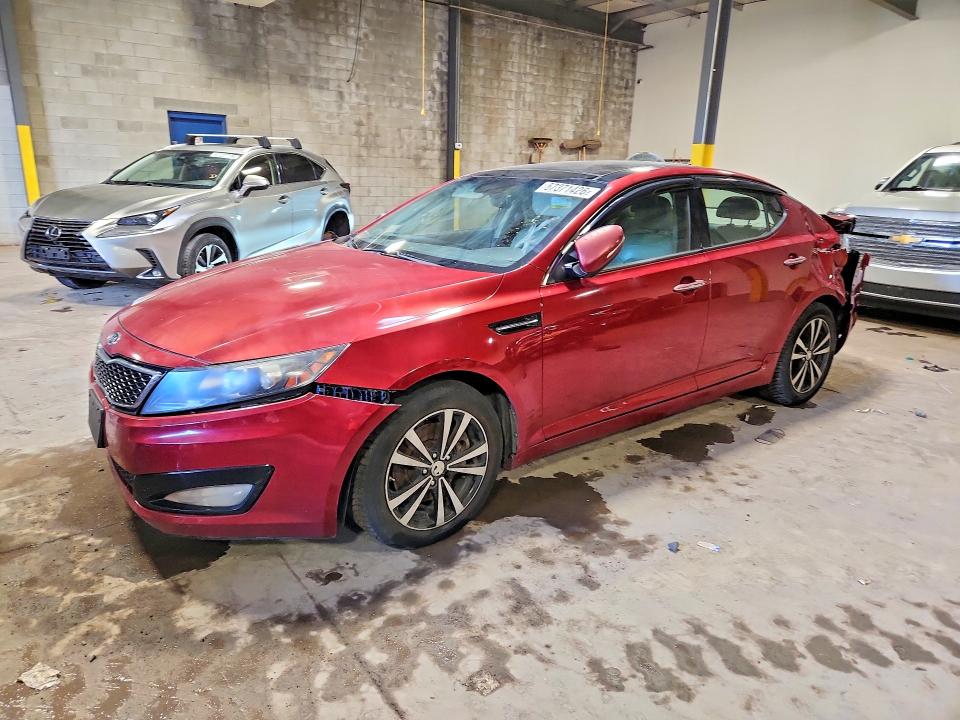 2011 Kia Optima VIN KNAGN4A64B5133048 COPART salvage auction — REAR END, Pa - Certificate Of Salvage, sold $450 on 2026-07-06 (photo 1)