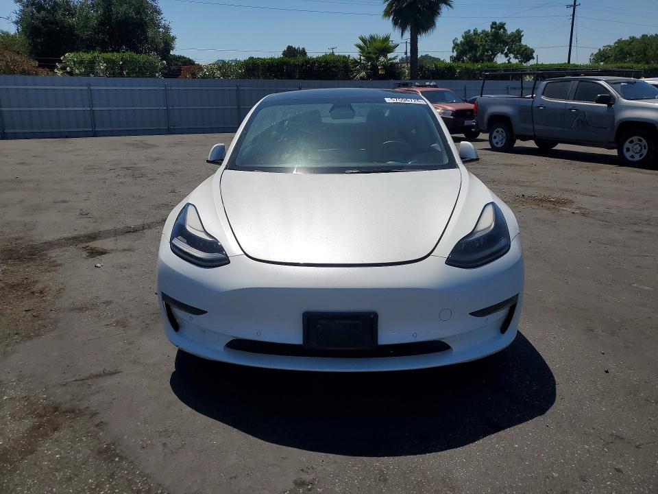 2022 Tesla Model 3 VIN 5YJ3E1EA0NF185682 COPART salvage auction — REAR END, Ca - Salvage Certificate, sold $5,300 on 2026-07-07 (photo 5)