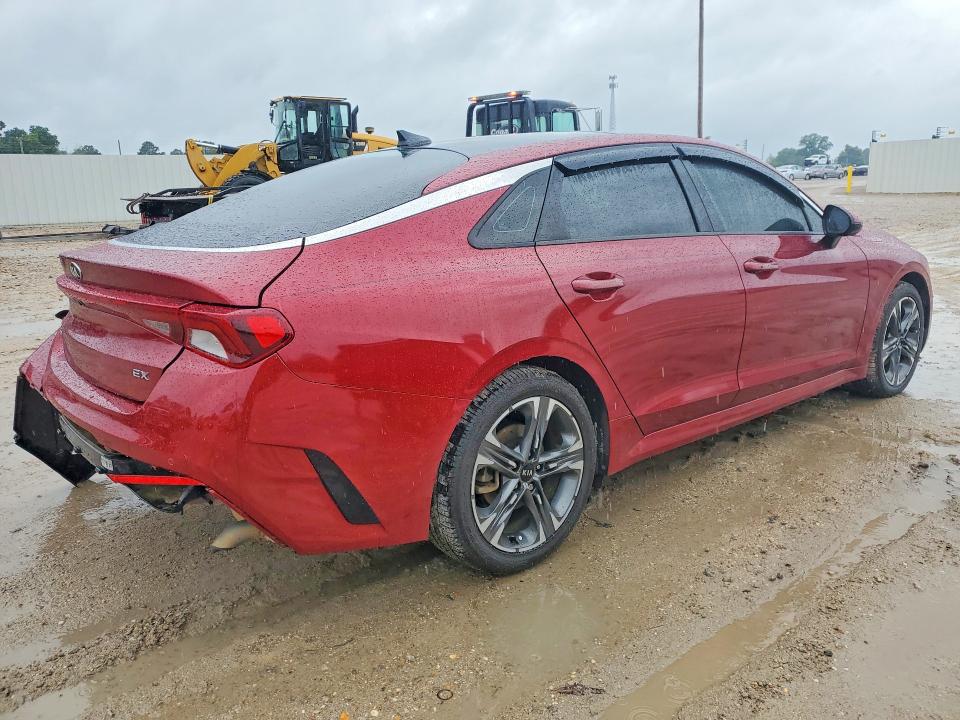2021 Kia K5 VIN 5XXG34J2XMG014294 COPART salvage auction — SIDE, FL - CERTIFICATE OF DESTRUCTION, sold $2,000 on 2026-07-02 (photo 3)