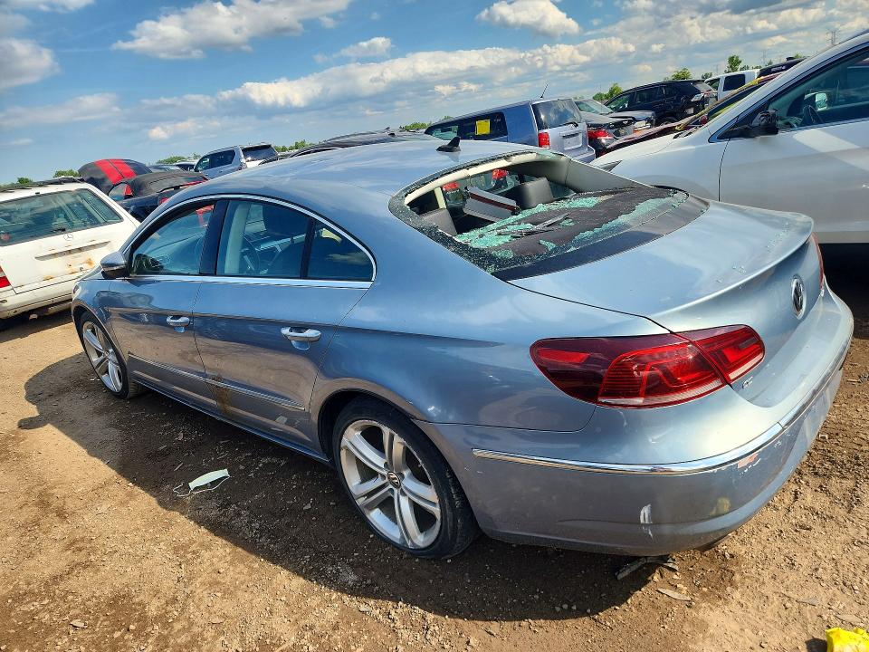 2013 Volkswagen Passat cc VIN WVWBP7AN6DE545409 COPART salvage auction — ROOF, Il - Salvage Certificate, sold $275 on 2026-07-16 (photo 2)
