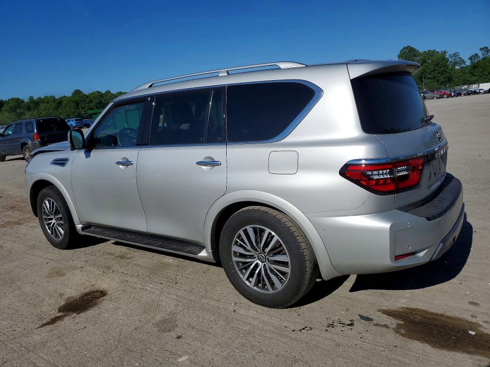 2024 Nissan Armada VIN JN8AY2BD7R9710129 COPART salvage auction — UNDERCARRIAGE, Oh - Cert Of Title-Salvage, sold $22,500 on 2026-09-03 (photo 2)