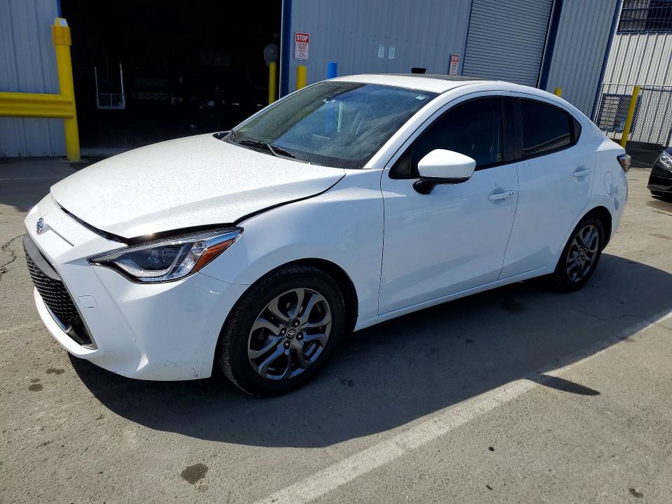 2019 Toyota Yaris VIN 3MYDLBYV5KY517762 COPART salvage auction — SIDE, Ca - Salvage Certificate, sold $4,800 on 2026-07-10 (photo 1)