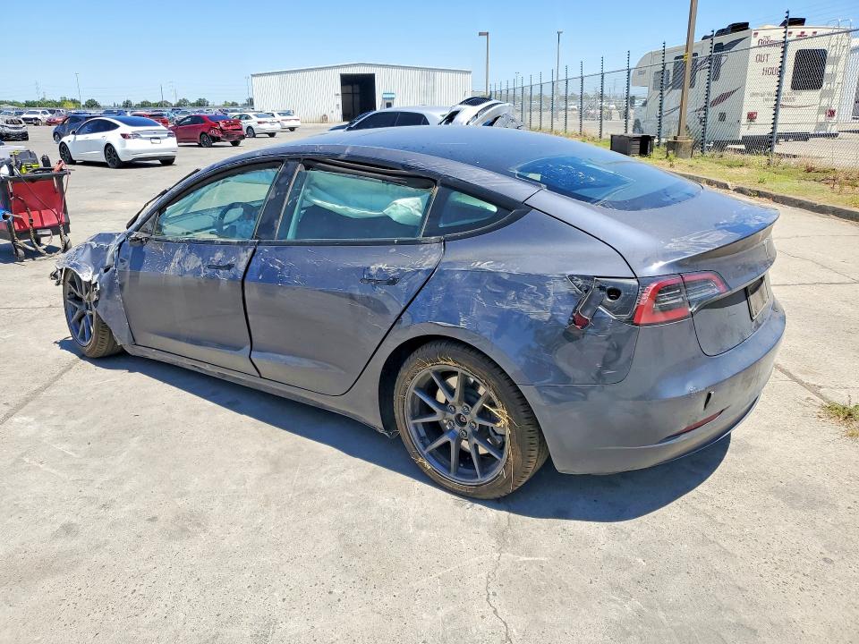 2023 Tesla Model 3 VIN 5YJ3E1EA5PF621252 COPART salvage auction — FRONT END, Ca - Salvage Certificate, sold $1,600 on 2026-07-13 (photo 2)