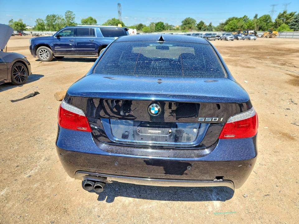 2008 BMW 5 series VIN WBANW53518CT51788 COPART salvage auction — FRONT END, IL - SALVAGE CERTIFICATE, sold $250 on 2026-07-21 (photo 6)