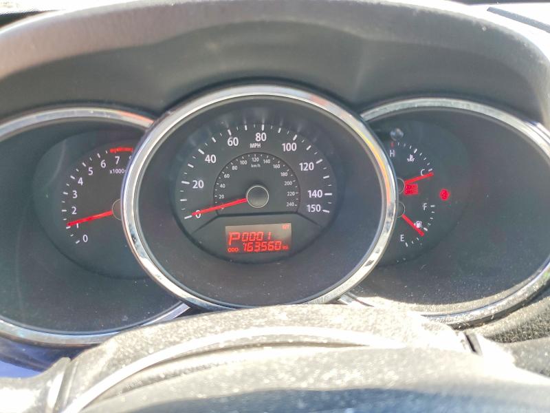 2012 Kia Sorento VIN 5XYKT4A27CG242709 COPART salvage auction — FRONT END, Ca - Salvage Certificate, sold $1,300 on 2026-07-07 (photo 9)