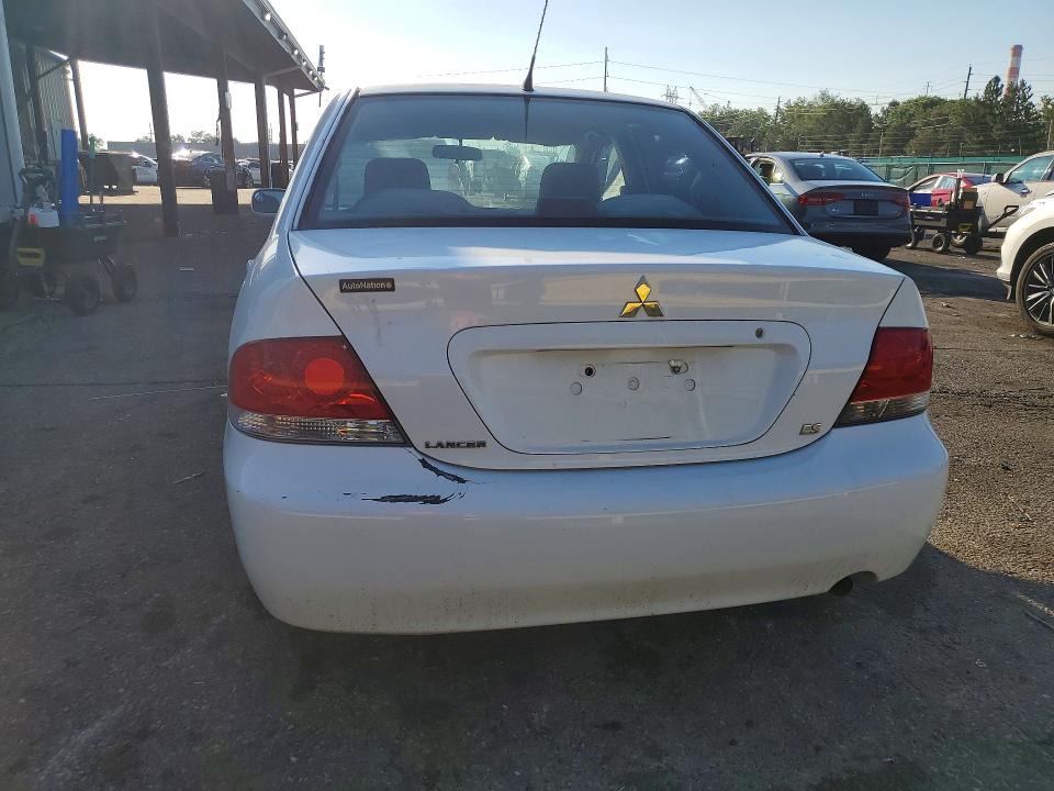 2005 Mitsubishi Lancer VIN JA3AJ26E35U053872 COPART salvage auction — HAIL, Co - Dis/Dlr/Exp Only Clean Title, sold $250 on 2026-07-09 (photo 6)