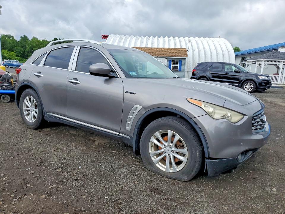 2010 Infiniti Fx35 VIN JN8AS1MW1AM851791 COPART salvage auction — FRONT END, Wv - Certificate Of Title (P), sold $475 on 2026-07-30 (photo 4)