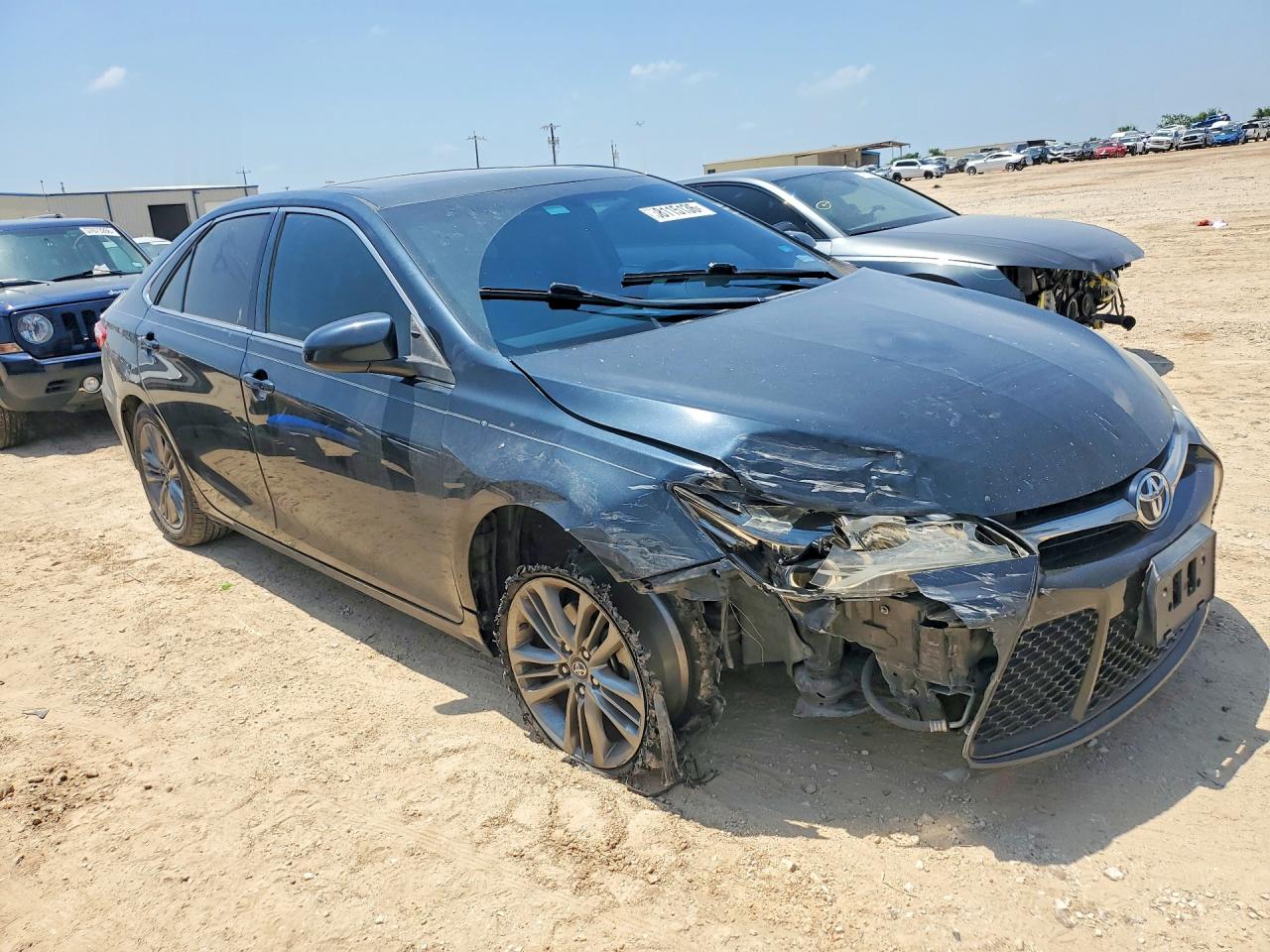 2017 Toyota Camry VIN 4T1BF1FK7HU285947 COPART salvage auction — Front End, TX - SALVAGE VEHICLE TITLE, sold $4,700 on 2026-07-09 (photo 4)