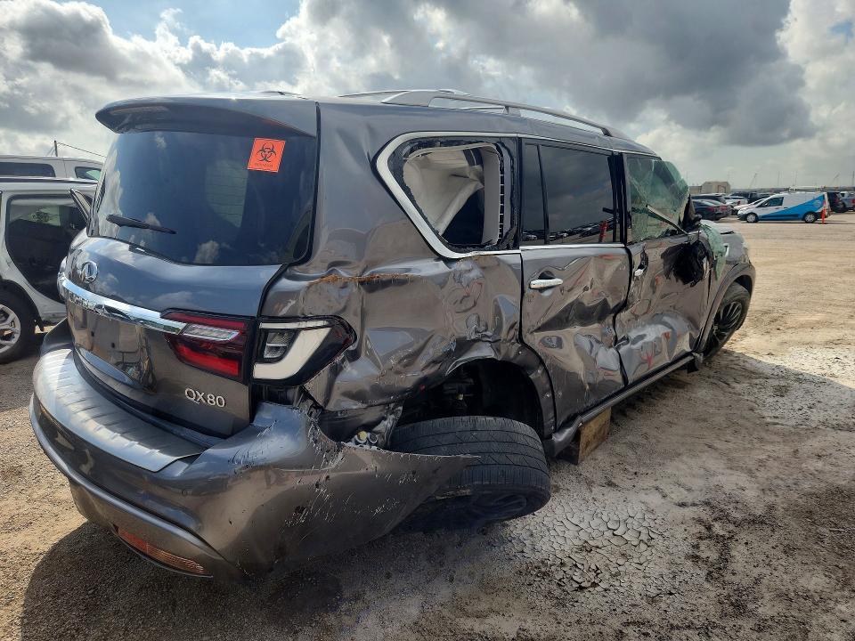 2021 Infiniti Qx80 VIN JN8AZ2AD0M9861062 COPART salvage auction — SIDE, Tx - Certificate Of Title, sold $175 on 2026-07-28 (photo 3)