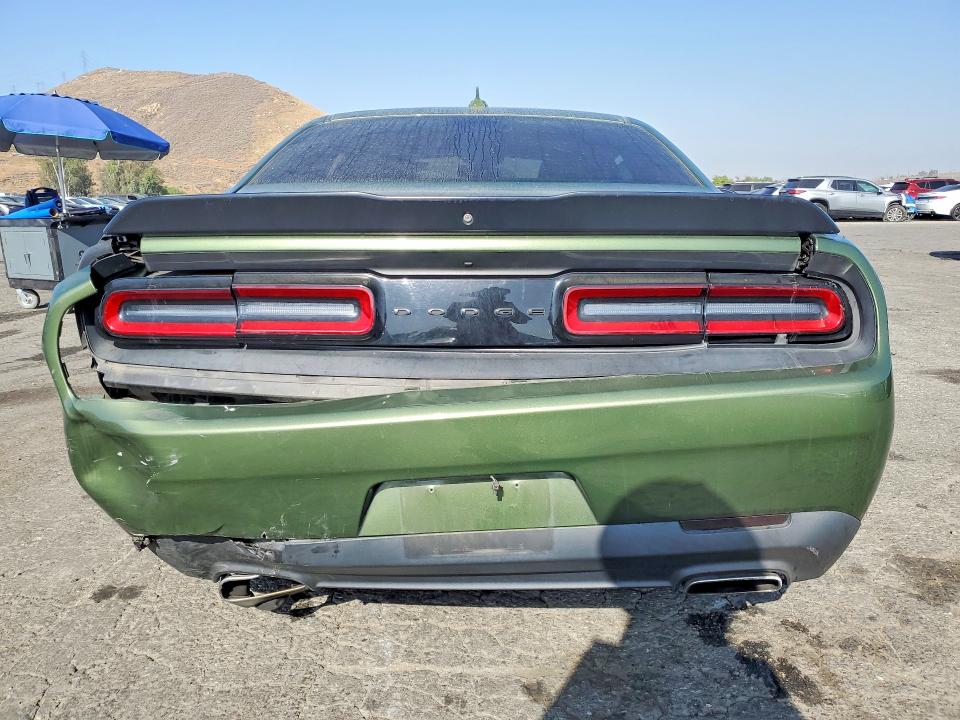 2021 Dodge Challenger VIN 2C3CDZAG8MH510006 COPART salvage auction — REAR END, Ca - Salvage Certificate, sold $6,400 on 2026-07-02 (photo 6)