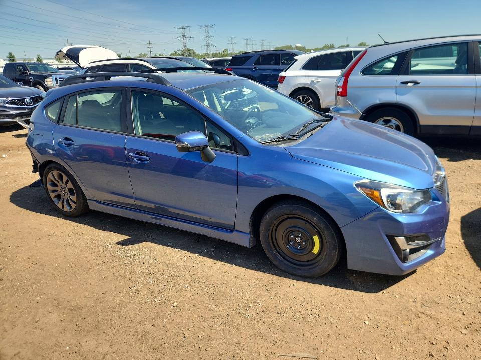 2016 Subaru Impreza VIN JF1GPAS64GH288169 COPART salvage auction — REAR END, Il - Salvage Certificate, sold $2,300 on 2026-07-02 (photo 4)