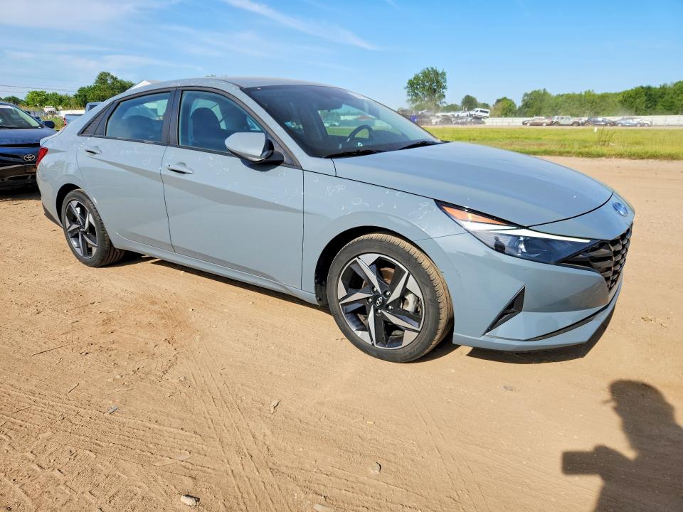 2023 Hyundai Elantra VIN KMHLS4AG9PU404911 COPART salvage auction — HAIL, Oh - Cert Of Title-Salvage, sold $9,300 on 2026-07-02 (photo 4)