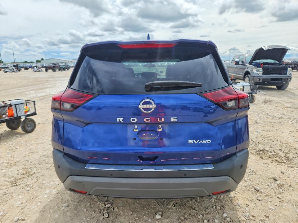 2022 Nissan Rogue VIN 5N1BT3BB5NC674629 COPART salvage auction — FRONT END, Tx - Salvage Vehicle Title, sold $4,250 on 2026-07-02 (photo 6)