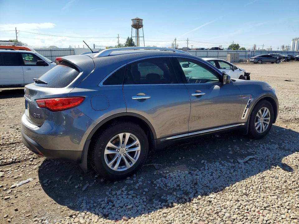 2017 Infiniti VIN JN8CS1MW9HM416052 COPART salvage auction — FRONT END, Il - Salvage Certificate, sold $1,050 on 2026-07-29 (photo 3)