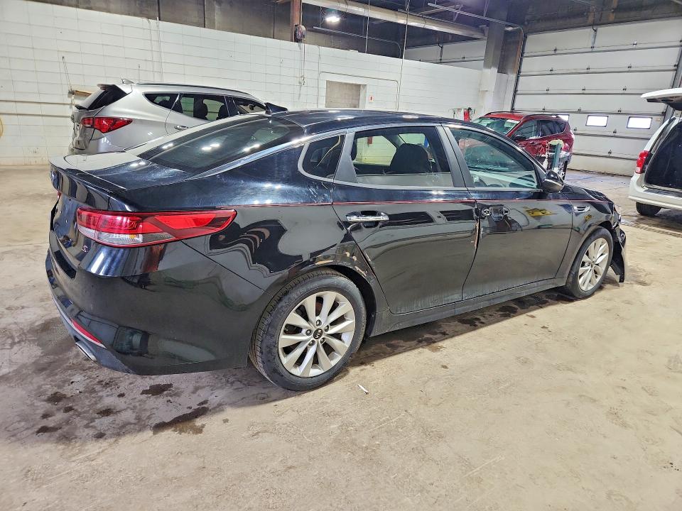 2018 Kia Optima VIN 5XXGT4L36JG230984 COPART salvage auction — VANDALISM, Mn - Certificate Of Title, sold $2,450 on 2026-07-21 (photo 3)