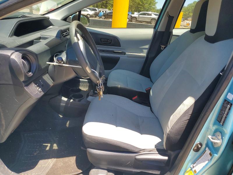 2012 Toyota Prius VIN JTDKDTB37C1018225 COPART salvage auction — REAR END, Sc - Cert Of Title-Salvage, sold $875 on 2026-07-17 (photo 7)
