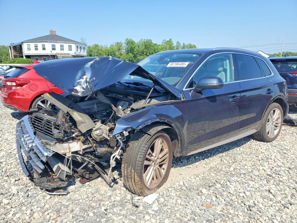 2018 Audi Q5 VIN WA1BNAFY5J2241873 COPART salvage auction — FRONT END, Ma - Cert Of Title-Salvage, sold $125 on 2026-07-30 (photo 1)