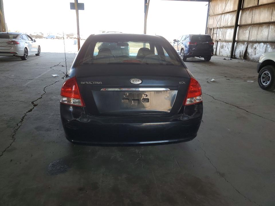 2009 Kia Spectra VIN KNAFE222995662324 COPART salvage auction — MINOR DENT/SCRATCHES, Az - Certificate Of Title, sold $975 on 2026-07-03 (photo 6)