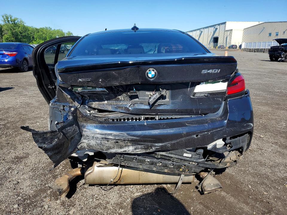 2021 BMW 5 series VIN WBA73BJ0XMWW99847 COPART salvage auction — ALL OVER, MA - CERT OF TITLE-SALVAGE, sold $3,300 on 2026-07-14 (photo 6)