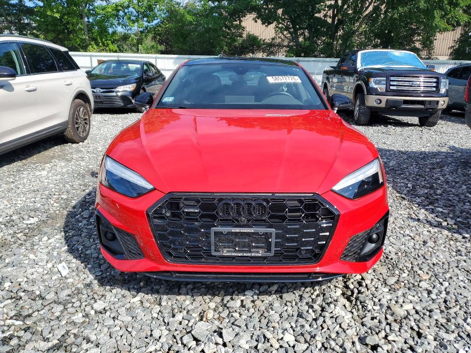 2024 Audi A5 VIN WAUFACF50RA044290 COPART salvage auction — SIDE, Ma - Cert Of Title-Salvage, sold $13,200 on 2026-07-23 (photo 5)