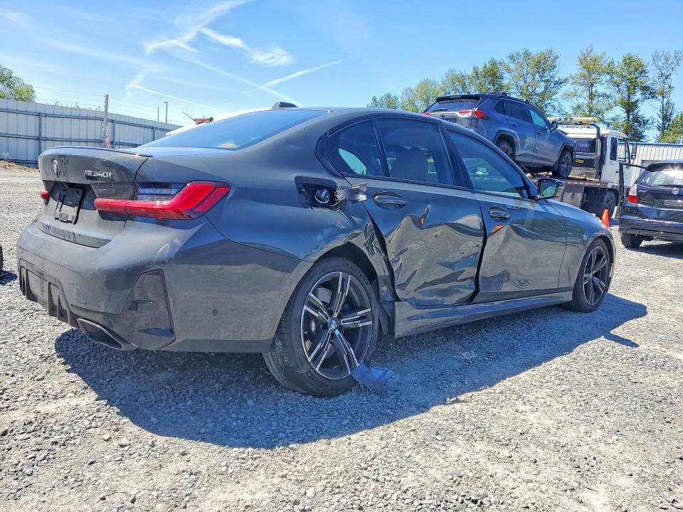 2023 BMW M340i VIN 3MW49FF02P8C96234 COPART salvage auction — SIDE, WA - BILL OF SALE, sold $22,200 on 2026-09-14 (photo 3)