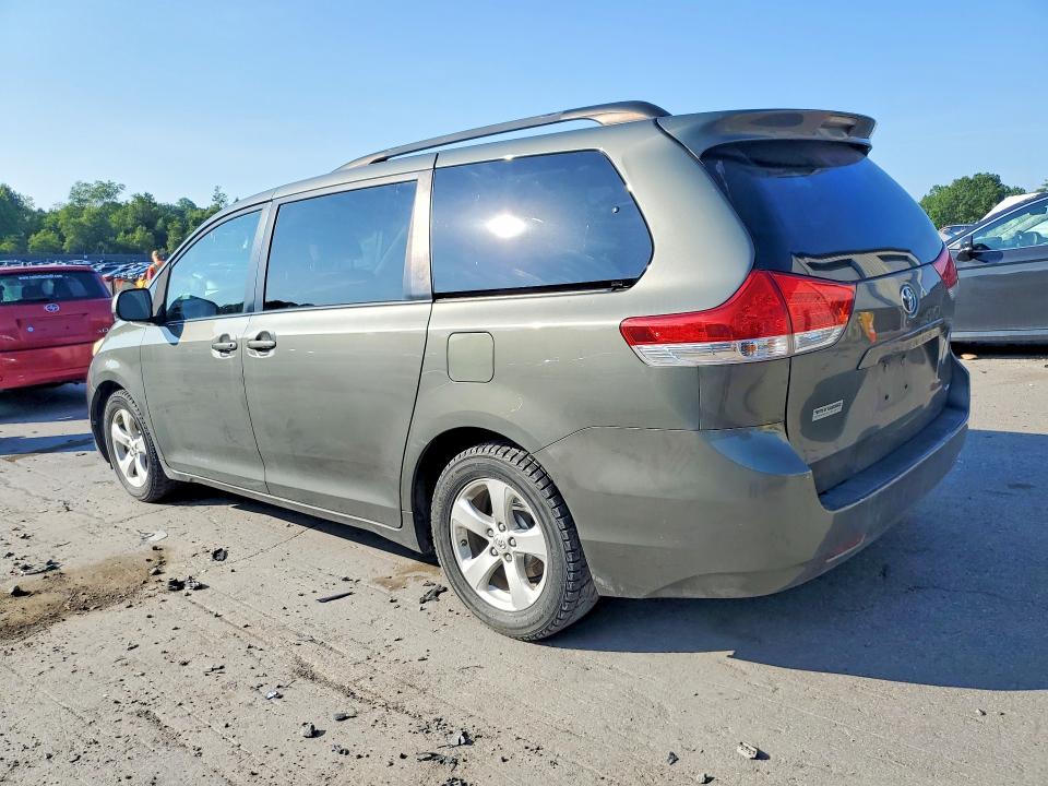 2012 Toyota Sienna VIN 5TDKK3DC3CS186739 COPART salvage auction — MECHANICAL, Pa - Cert Of Title (P), sold $400 on 2026-07-17 (photo 2)