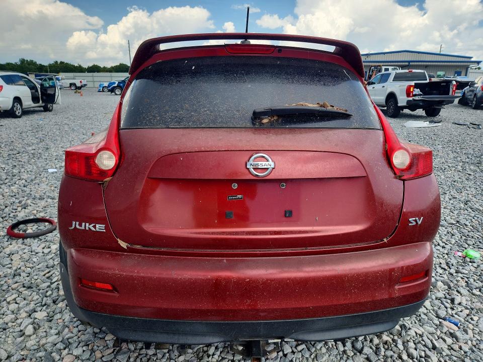 2011 Nissan Juke VIN JN8AF5MRXBT012641 COPART salvage auction — WATER/FLOOD, Fl - Certificate Of Title, sold $375 on 2026-07-14 (photo 6)