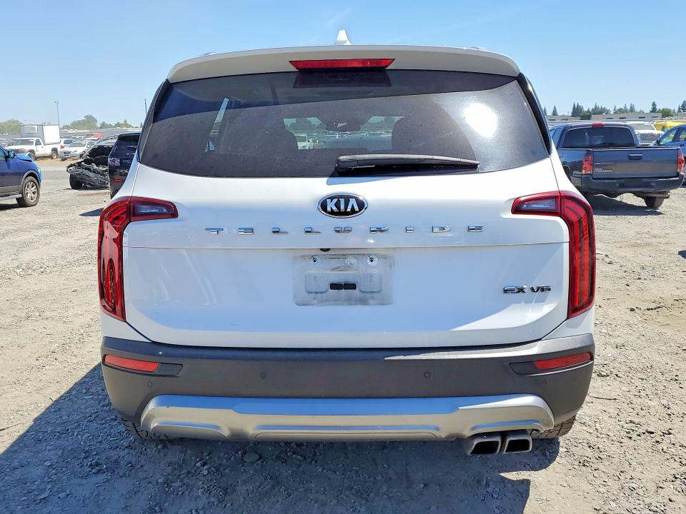 2020 Kia Telluride VIN 5XYP34HC3LG059893 COPART salvage auction — SIDE, CA - SALVAGE CERTIFICATE, sold $3,900 on 2026-07-28 (photo 6)