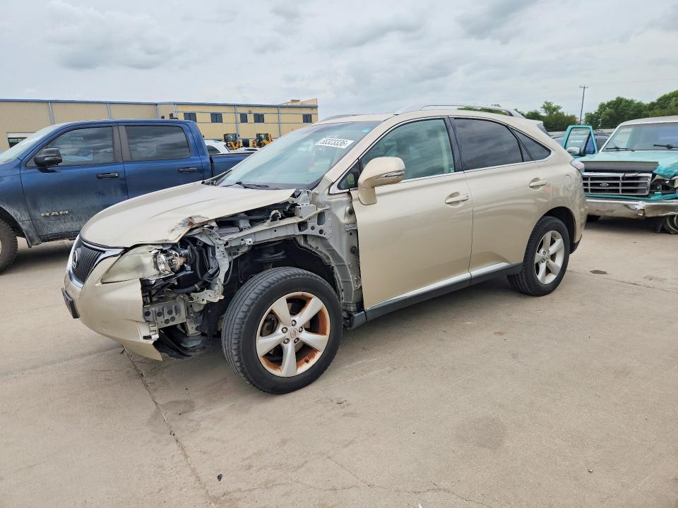 2012 Lexus Rx VIN 2T2BK1BA7CC150014 COPART salvage auction — FRONT END, Va - Certificate Of Title, sold $4,250 on 2026-07-02 (photo 1)