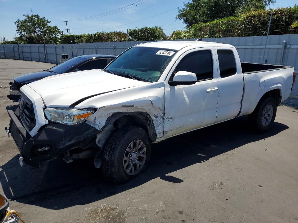 2018 Toyota Tacoma VIN 5TFRX5GN3JX104296 COPART salvage auction — FRONT END, CA - SALVAGE CERTIFICATE, sold $6,700 on 2026-07-14 (photo 1)